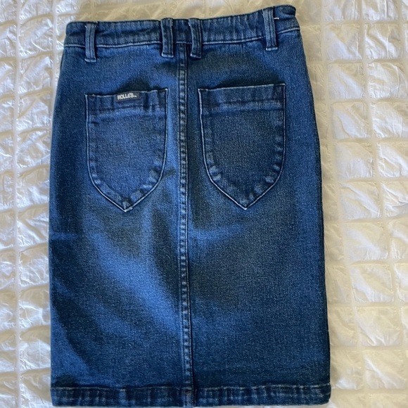 ROLLA'S Blue Denim Skirt - Picture 6 of 7